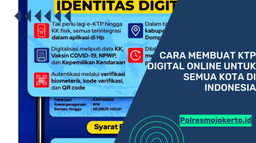 Cara Membuat KTP Digital Online Untuk Semua Kota Di Indonesia